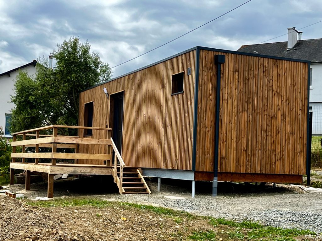 construction en bois sur pilotis Landivisiau